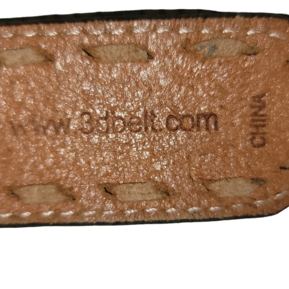 Kids 100% Genuine Leather Hand Tooled Belt
